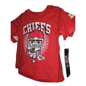 New With Tags NFL Official Kansas City Chiefs 18-Month Graphic Design Shirt Red